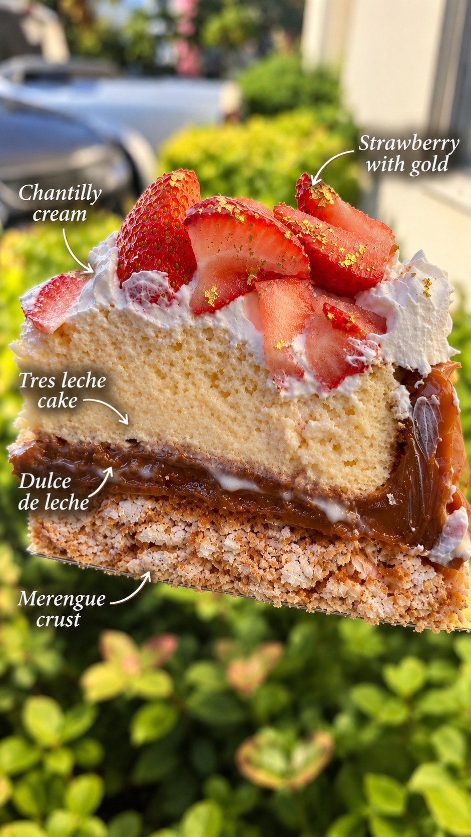 Tres leche Pavlova Cake