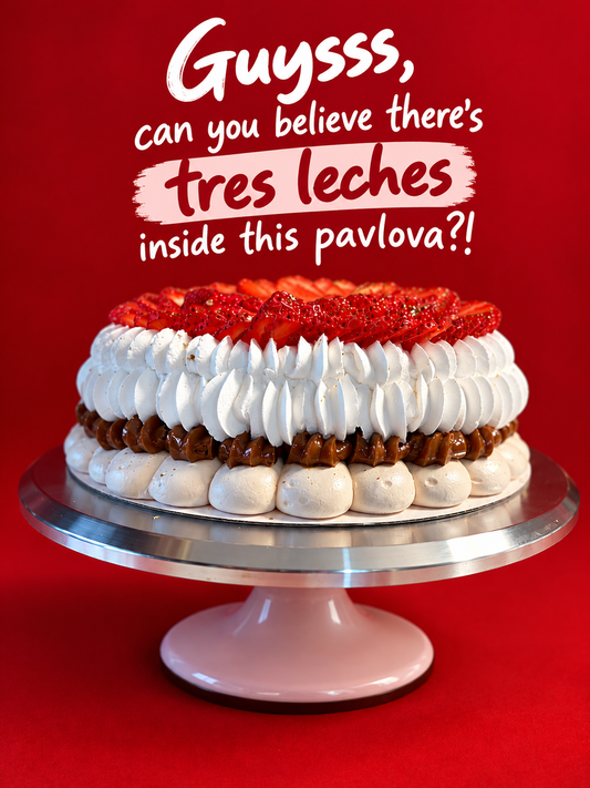 Tres leche Pavlova Cake