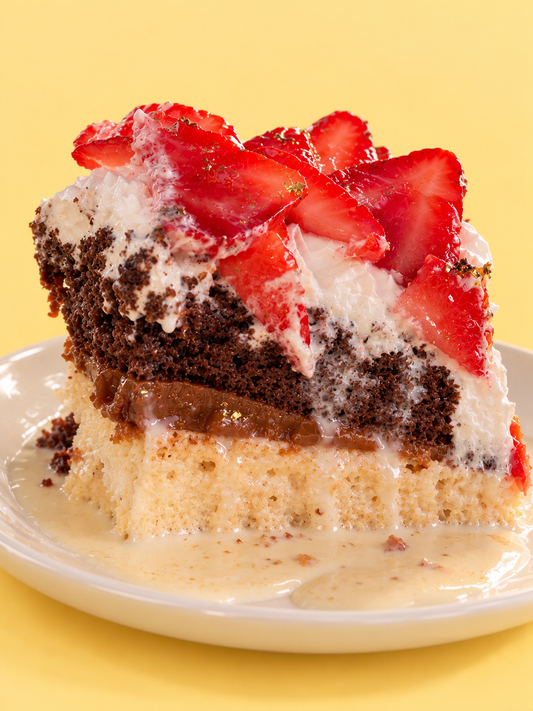 Chocolate Tres leche pavlova
